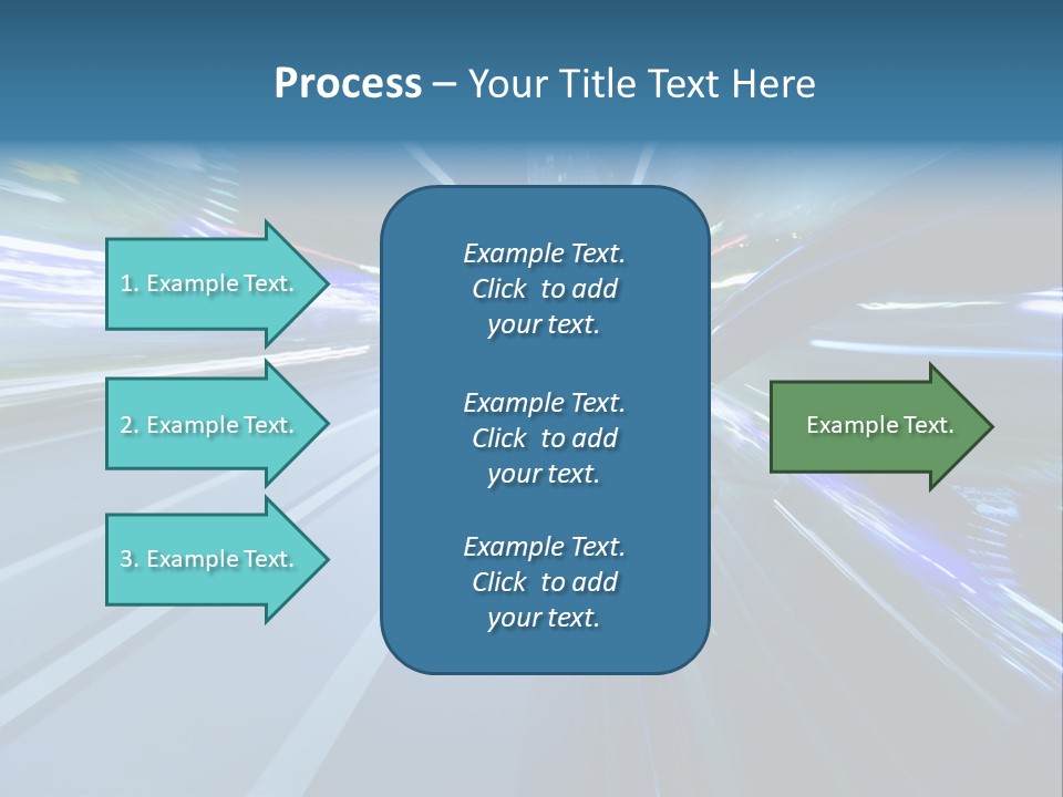 Speedometer Dash Twilight PowerPoint Template