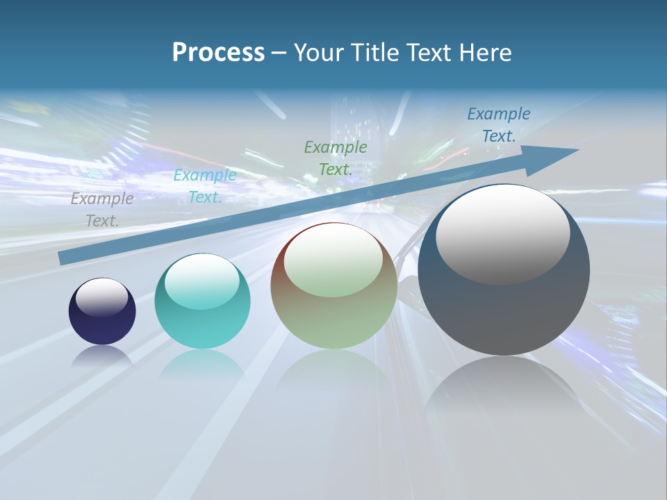 Speedometer Dash Twilight PowerPoint Template