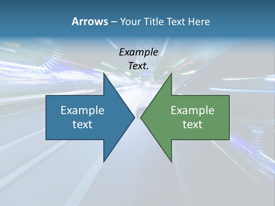 Speedometer Dash Twilight PowerPoint Template