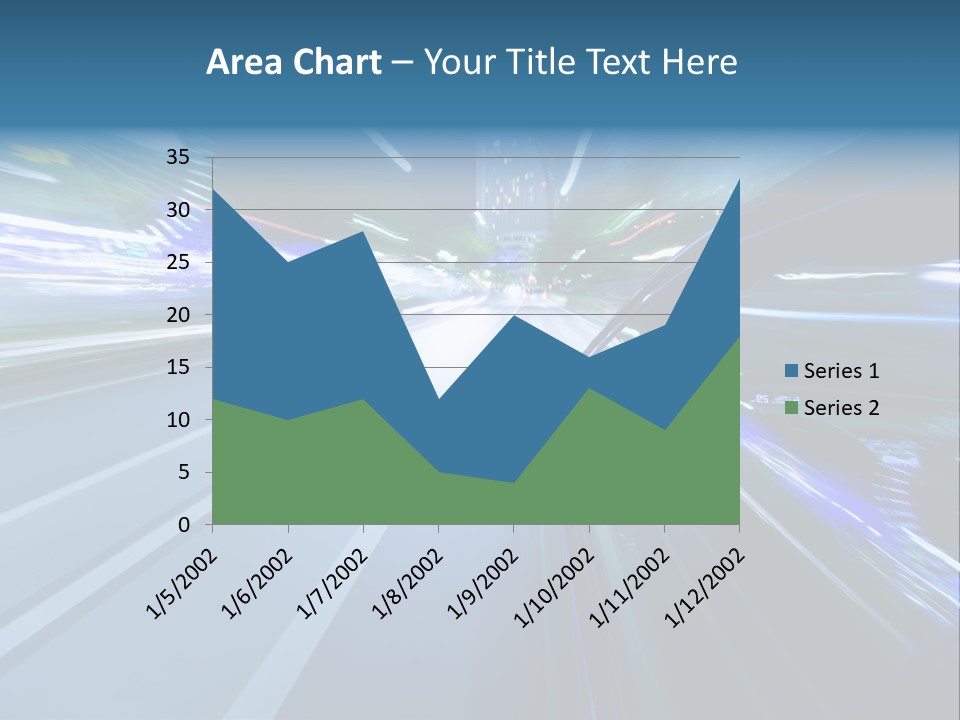 Speedometer Dash Twilight PowerPoint Template