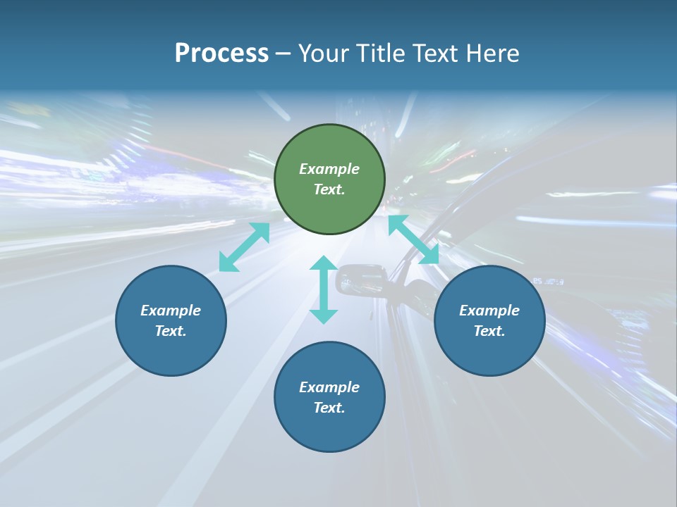 Speedometer Dash Twilight PowerPoint Template