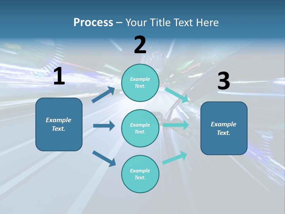 Speedometer Dash Twilight PowerPoint Template