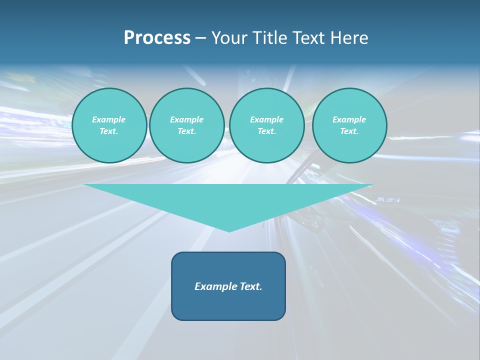 Speedometer Dash Twilight PowerPoint Template
