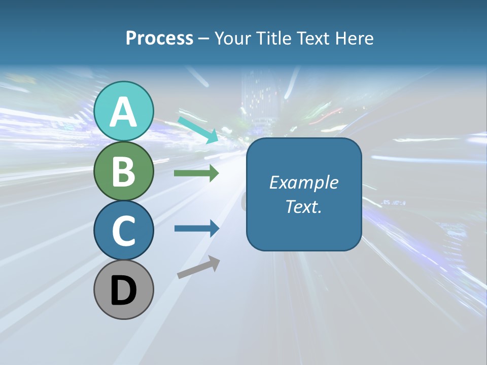 Speedometer Dash Twilight PowerPoint Template