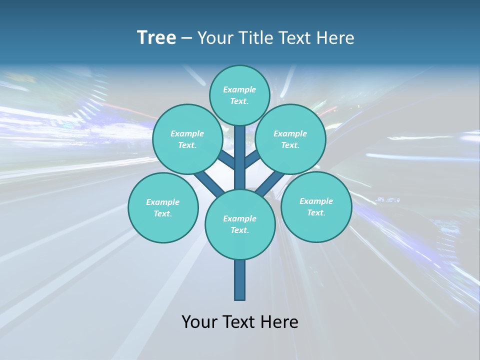 Speedometer Dash Twilight PowerPoint Template