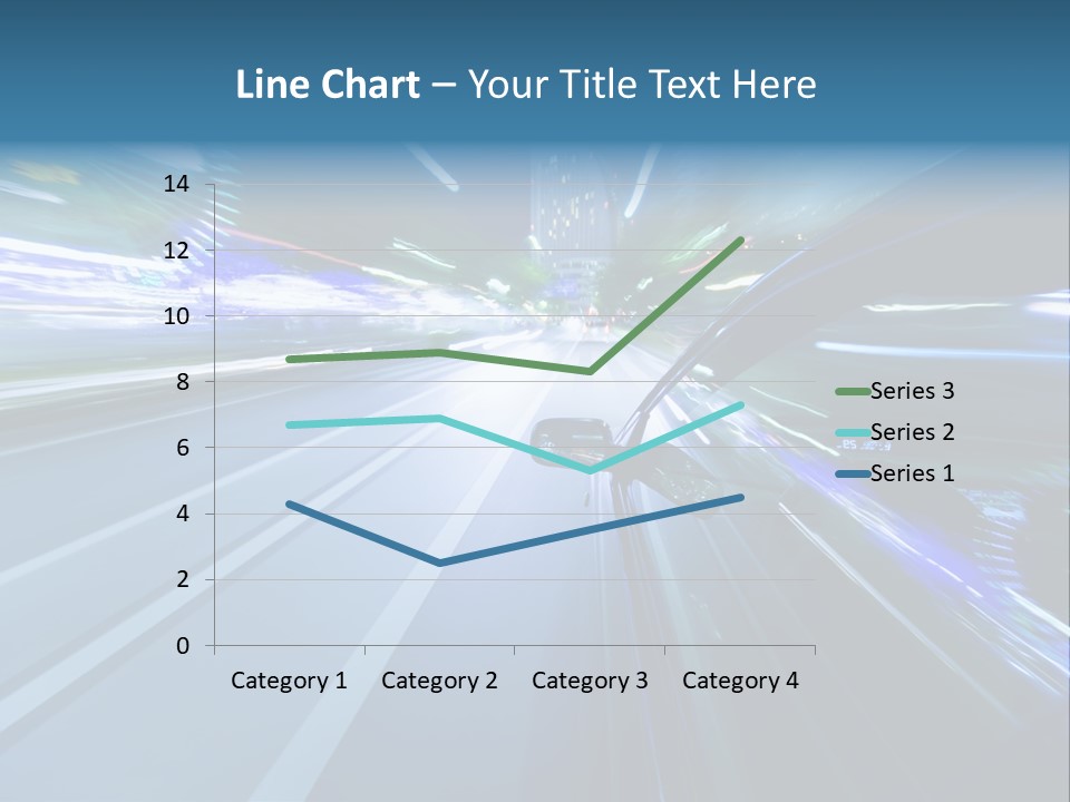 Speedometer Dash Twilight PowerPoint Template