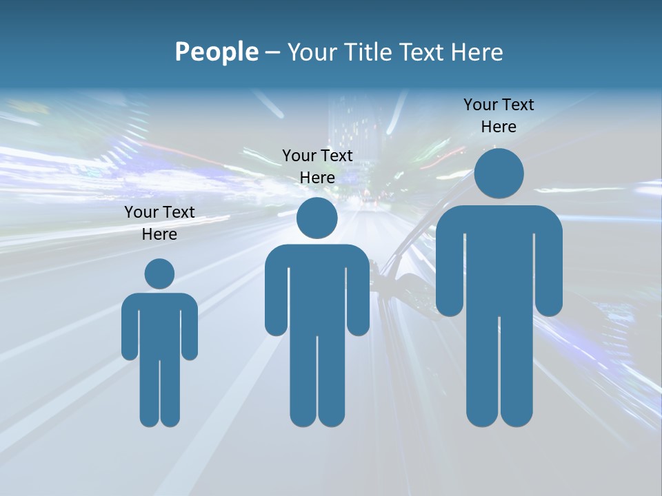 Speedometer Dash Twilight PowerPoint Template