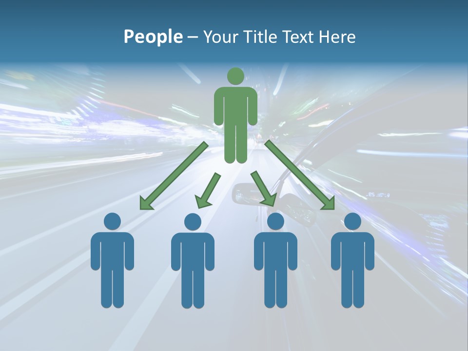 Speedometer Dash Twilight PowerPoint Template