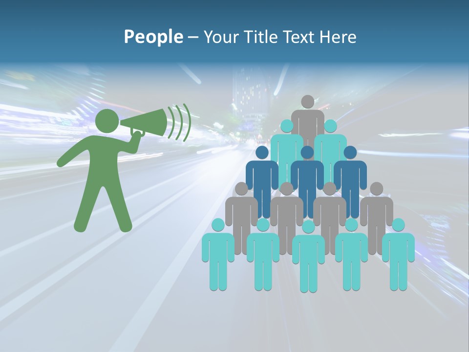 Speedometer Dash Twilight PowerPoint Template