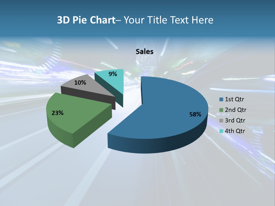 Speedometer Dash Twilight PowerPoint Template