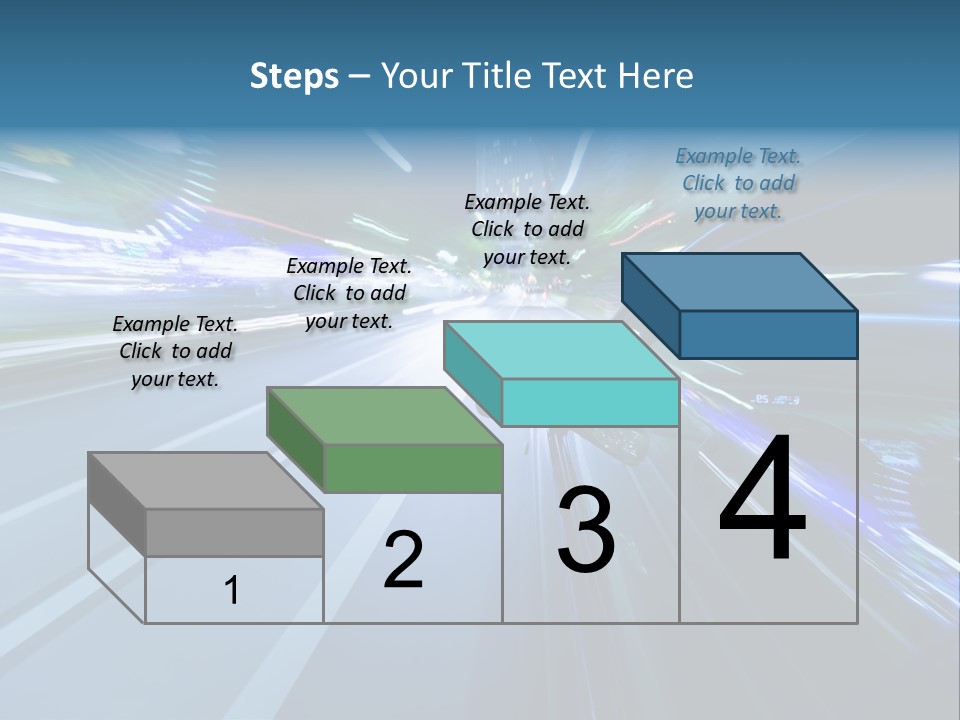 Speedometer Dash Twilight PowerPoint Template