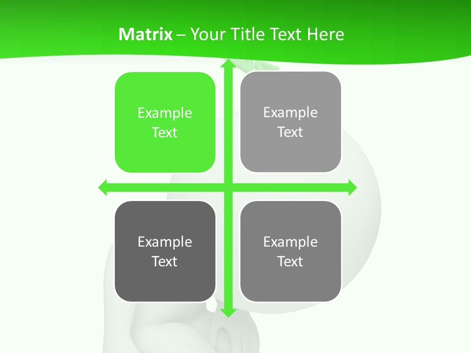 Exhausted Background Green PowerPoint Template