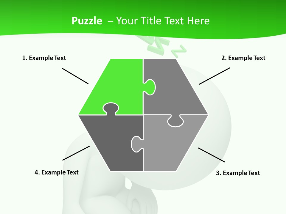 Exhausted Background Green PowerPoint Template