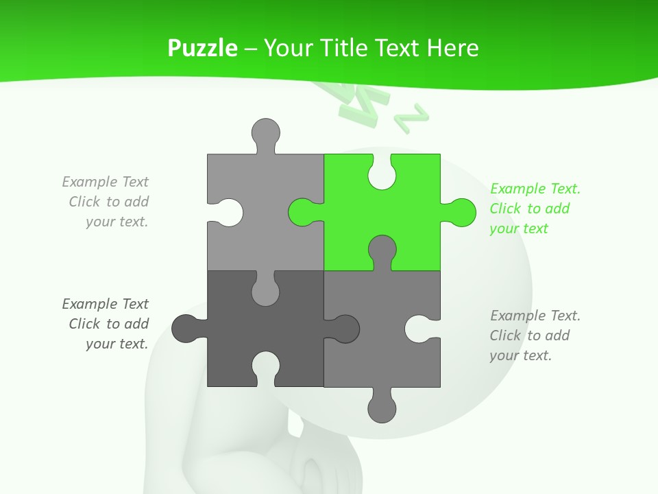 Exhausted Background Green PowerPoint Template