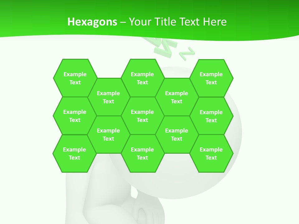 Exhausted Background Green PowerPoint Template