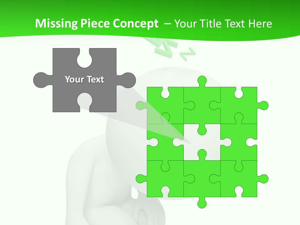 Exhausted Background Green PowerPoint Template