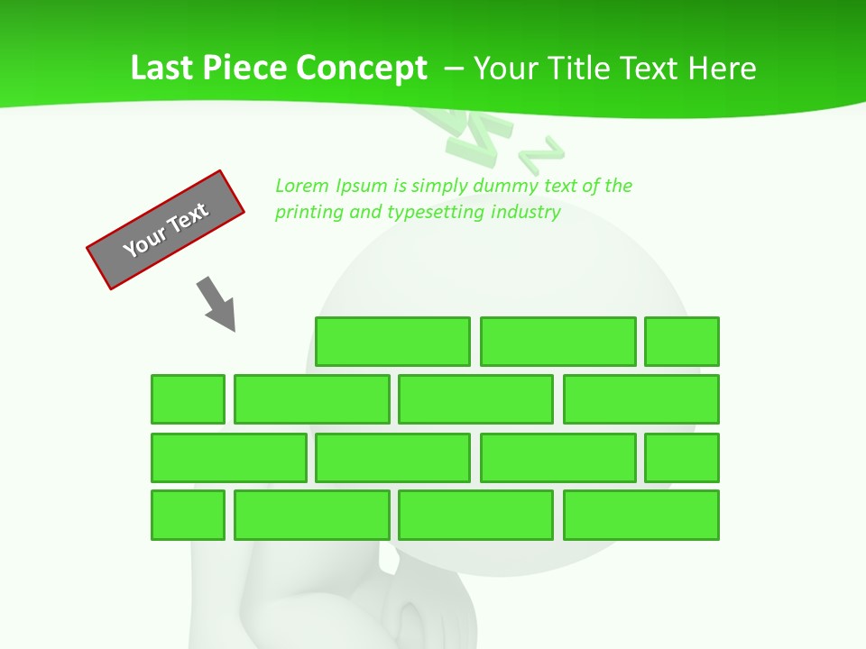 Exhausted Background Green PowerPoint Template