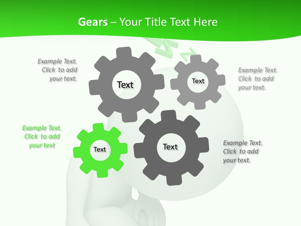 Exhausted Background Green PowerPoint Template