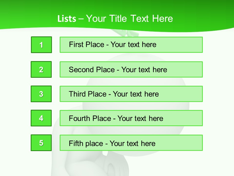 Exhausted Background Green PowerPoint Template