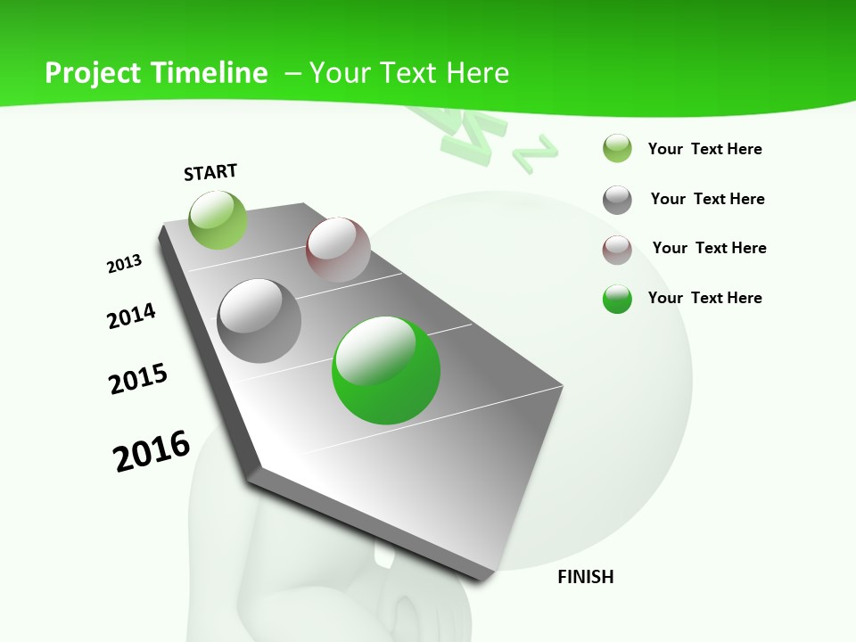 Exhausted Background Green PowerPoint Template