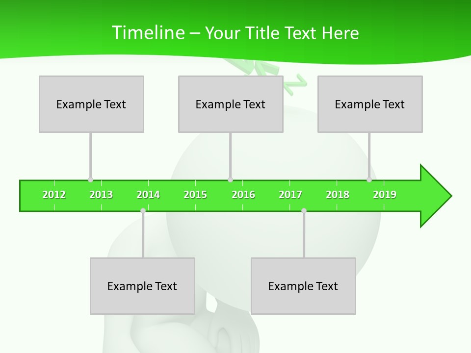 Exhausted Background Green PowerPoint Template