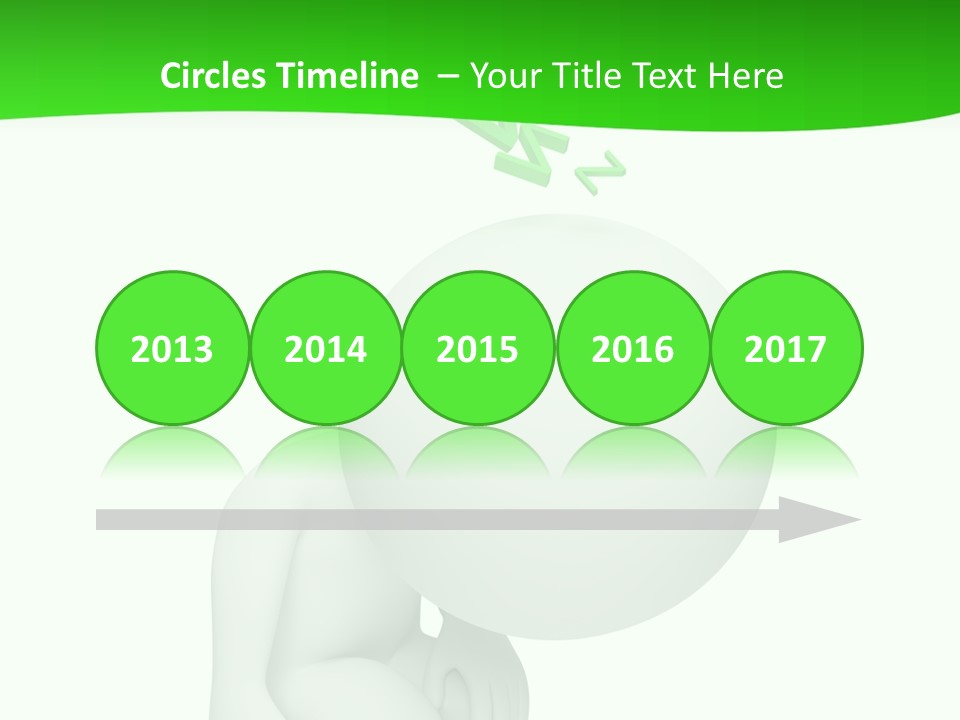 Exhausted Background Green PowerPoint Template