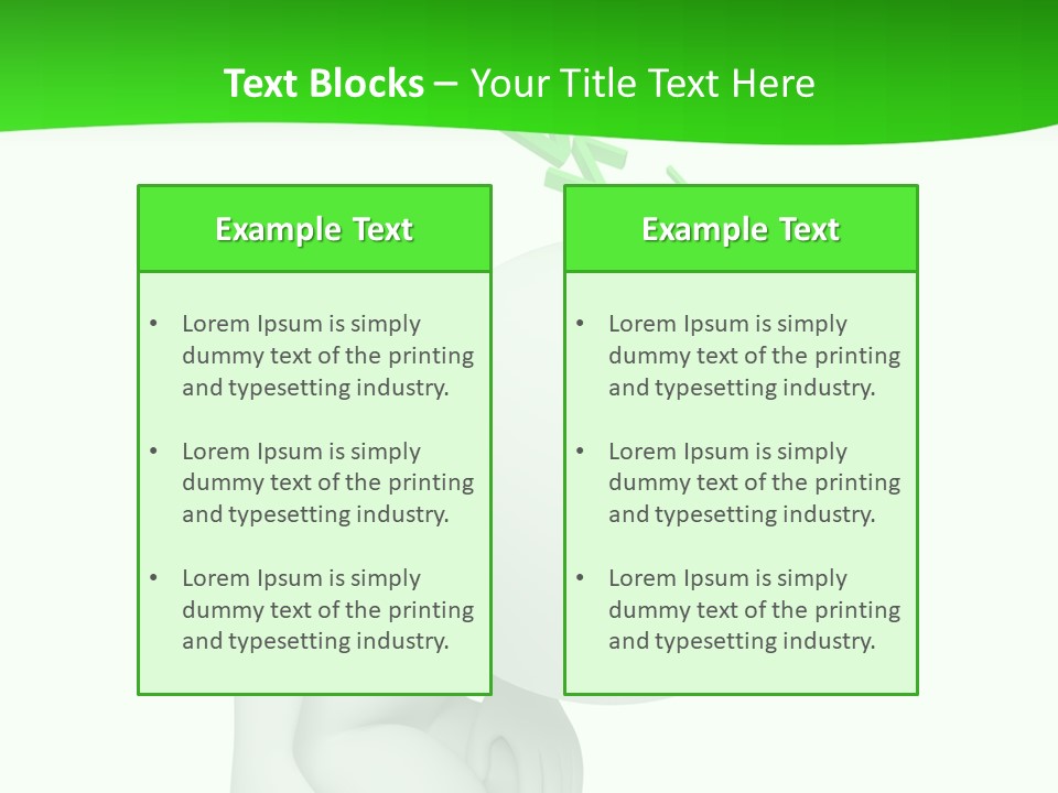 Exhausted Background Green PowerPoint Template
