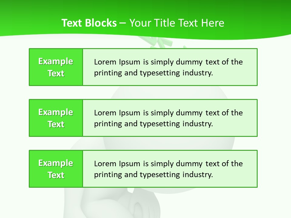 Exhausted Background Green PowerPoint Template