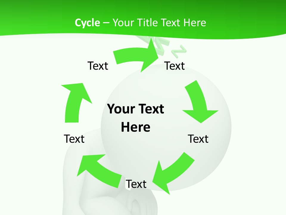 Exhausted Background Green PowerPoint Template