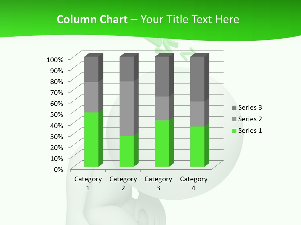 Exhausted Background Green PowerPoint Template