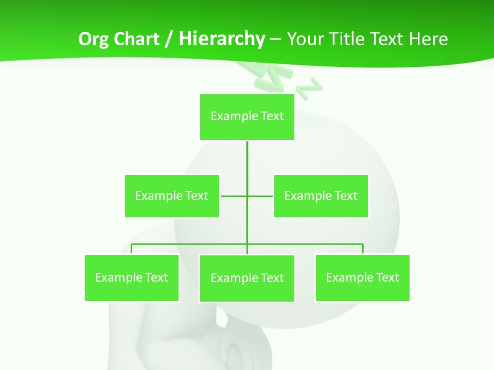 Exhausted Background Green PowerPoint Template