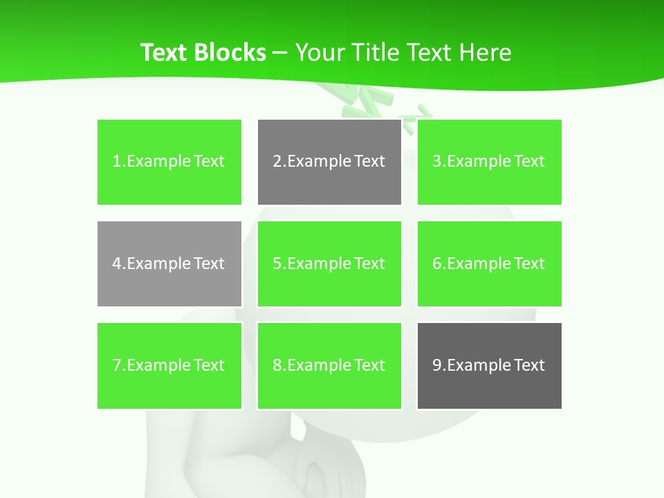 Exhausted Background Green PowerPoint Template
