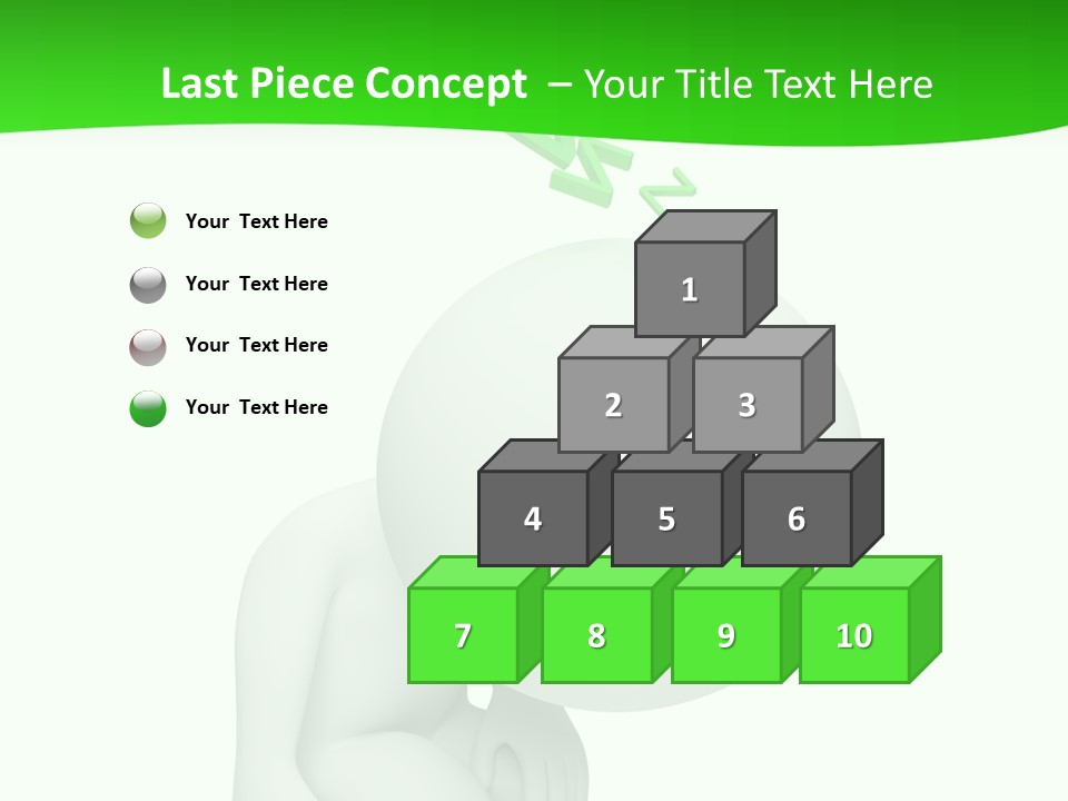 Exhausted Background Green PowerPoint Template