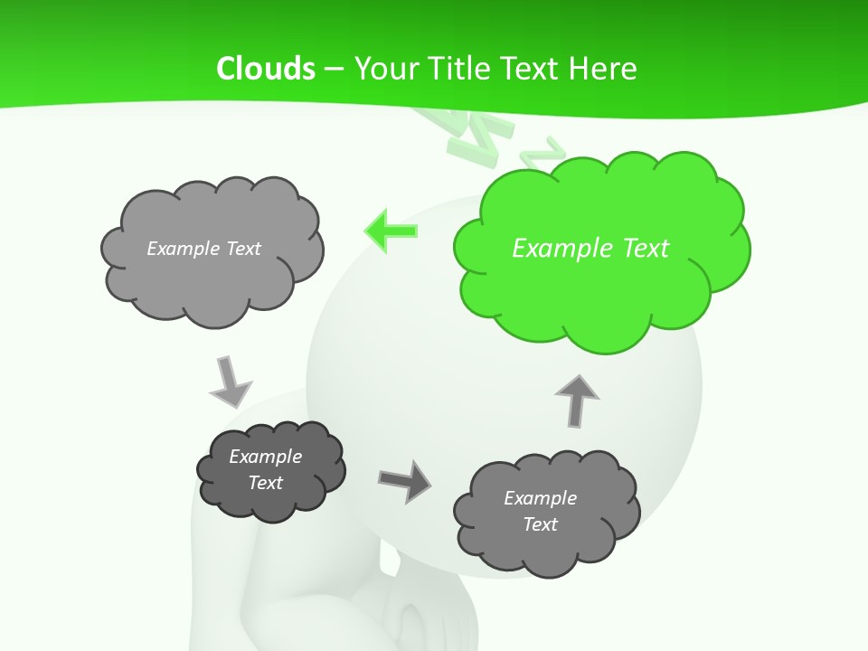 Exhausted Background Green PowerPoint Template
