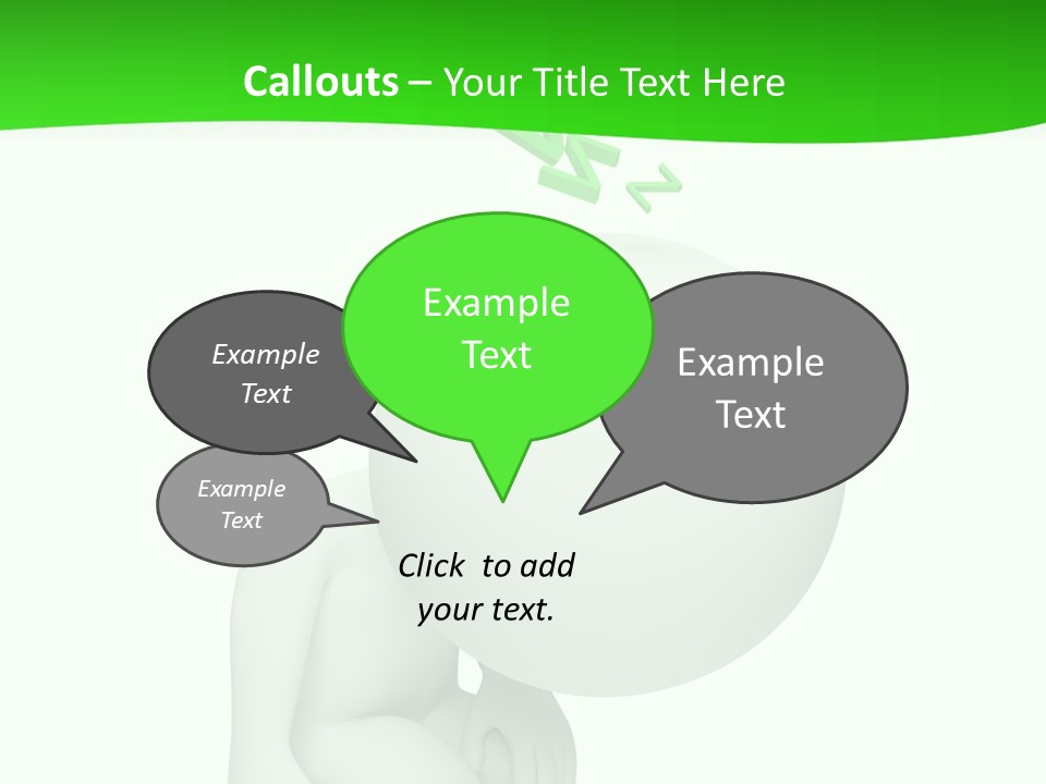 Exhausted Background Green PowerPoint Template