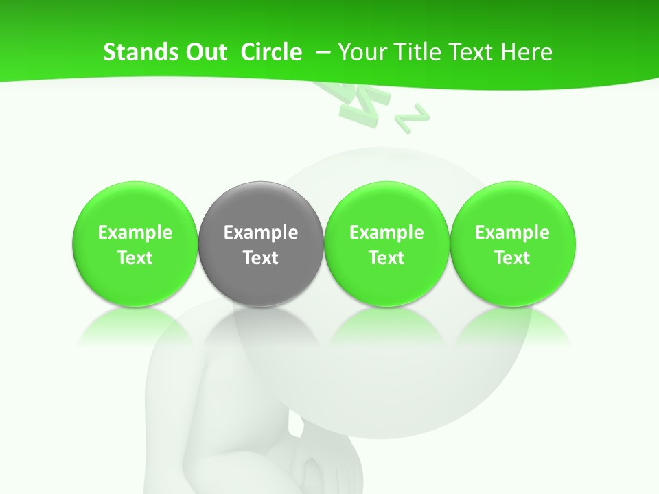 Exhausted Background Green PowerPoint Template