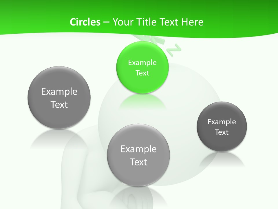 Exhausted Background Green PowerPoint Template