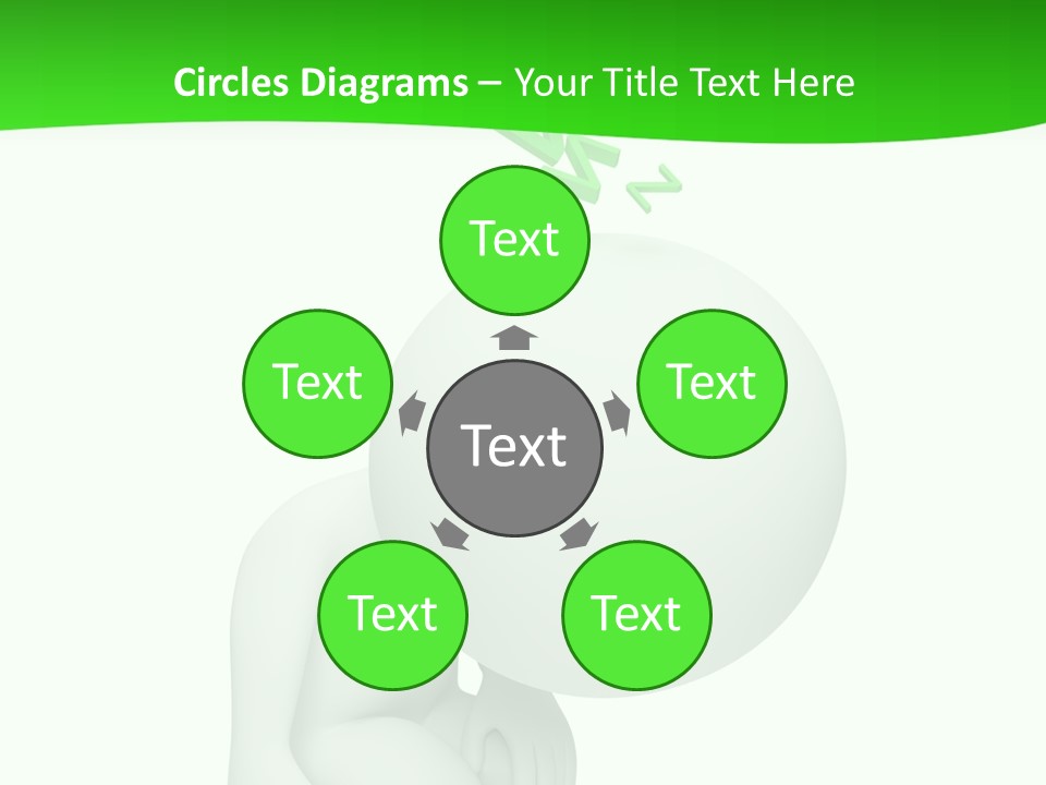 Exhausted Background Green PowerPoint Template