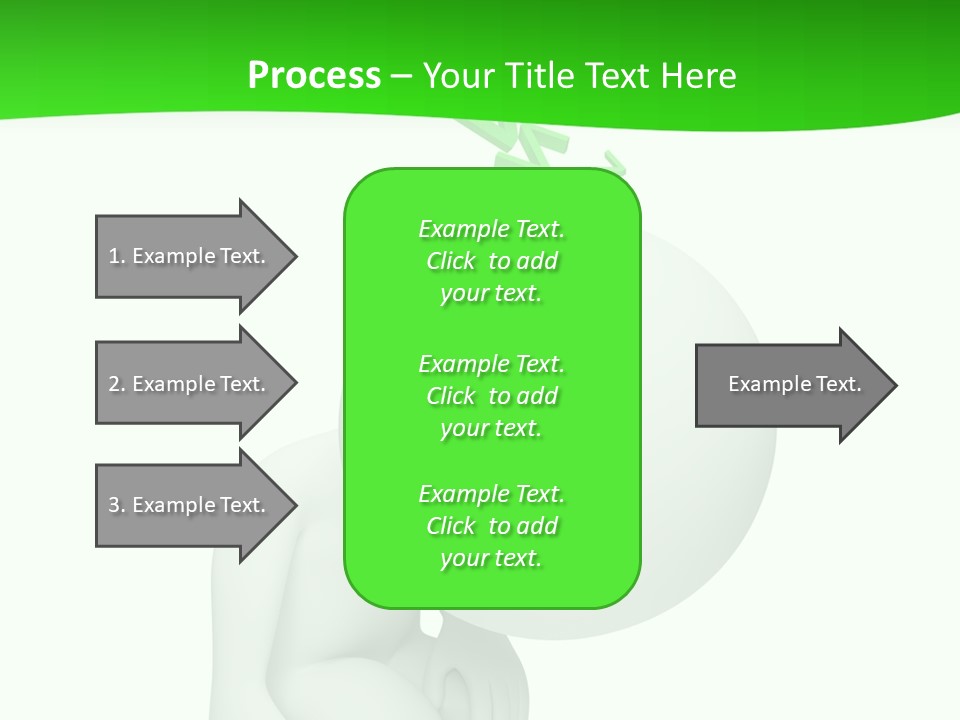 Exhausted Background Green PowerPoint Template