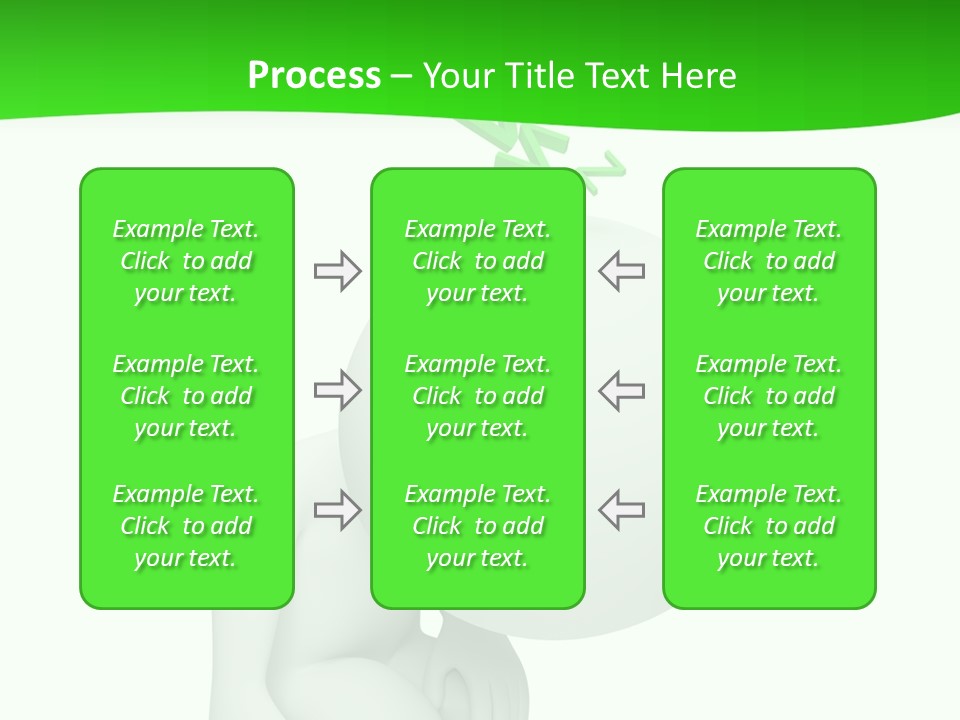 Exhausted Background Green PowerPoint Template