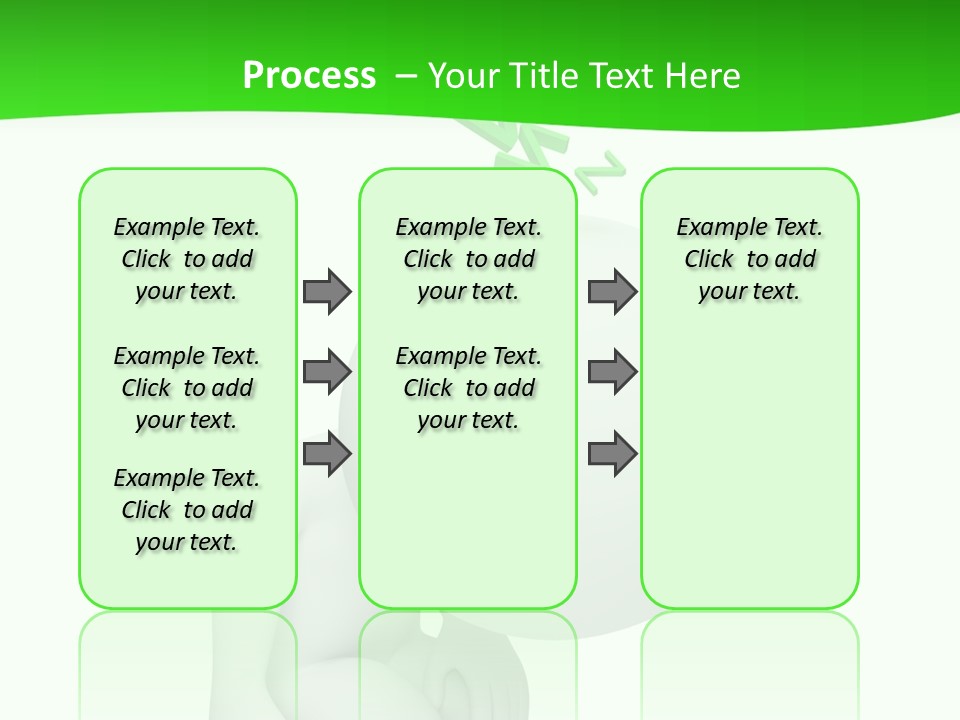 Exhausted Background Green PowerPoint Template