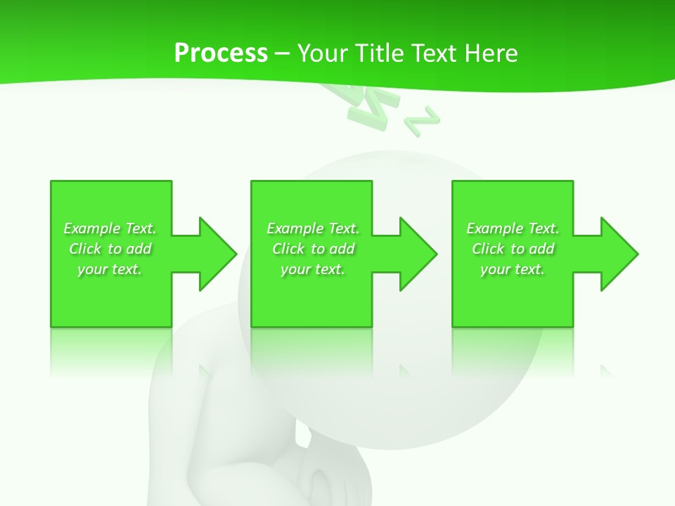 Exhausted Background Green PowerPoint Template