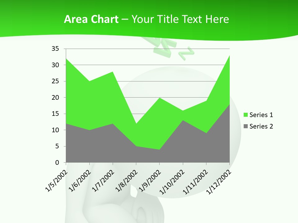 Exhausted Background Green PowerPoint Template