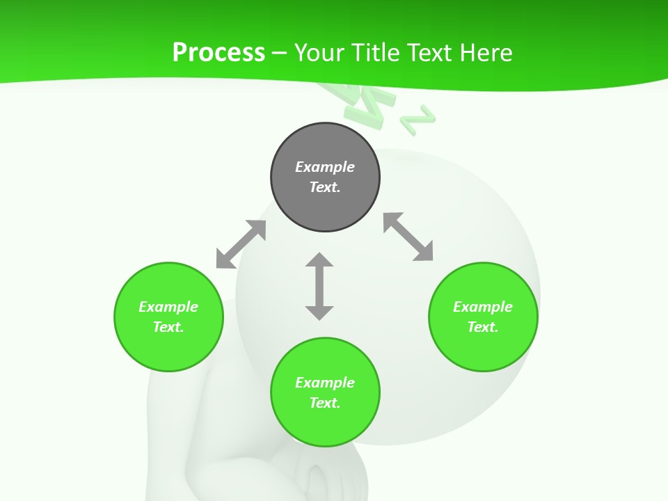 Exhausted Background Green PowerPoint Template