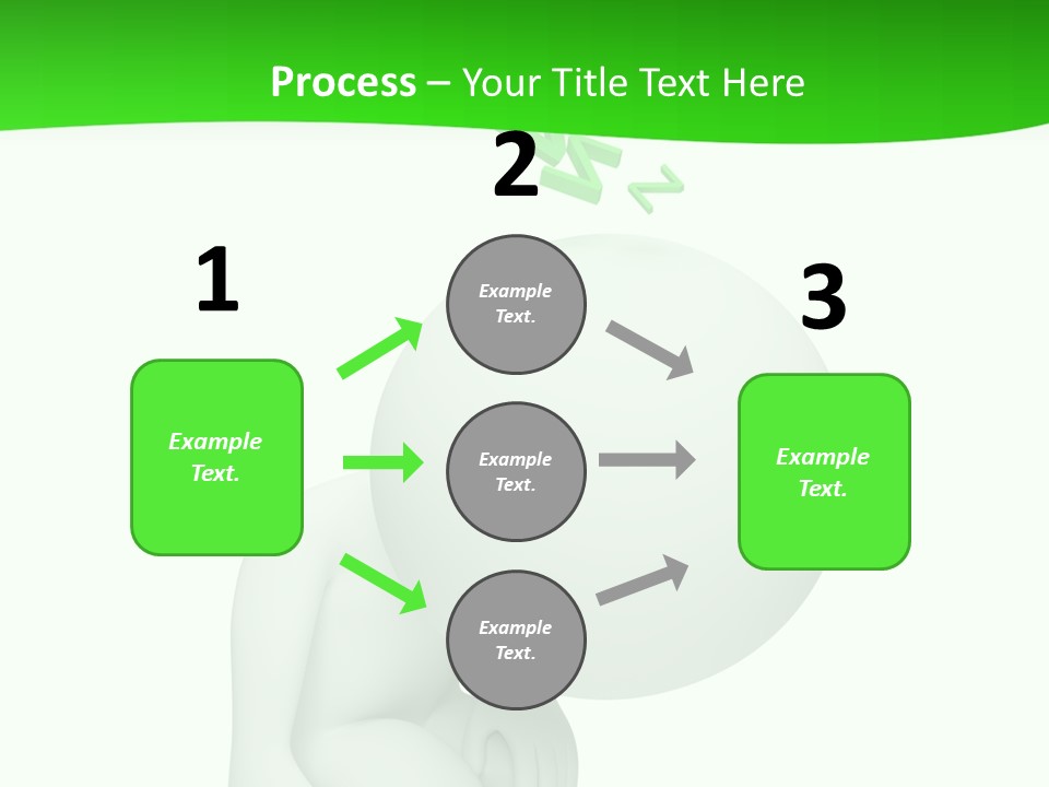 Exhausted Background Green PowerPoint Template