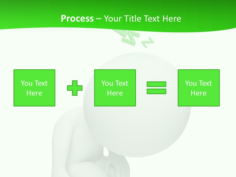 Exhausted Background Green PowerPoint Template