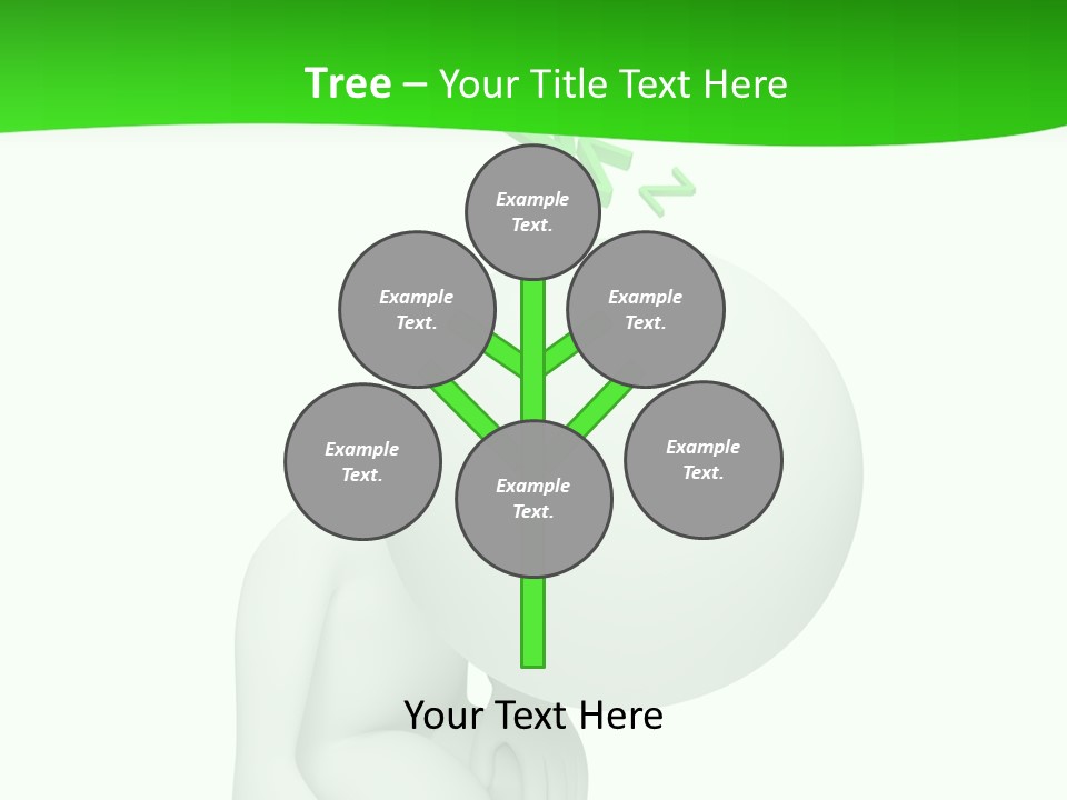 Exhausted Background Green PowerPoint Template