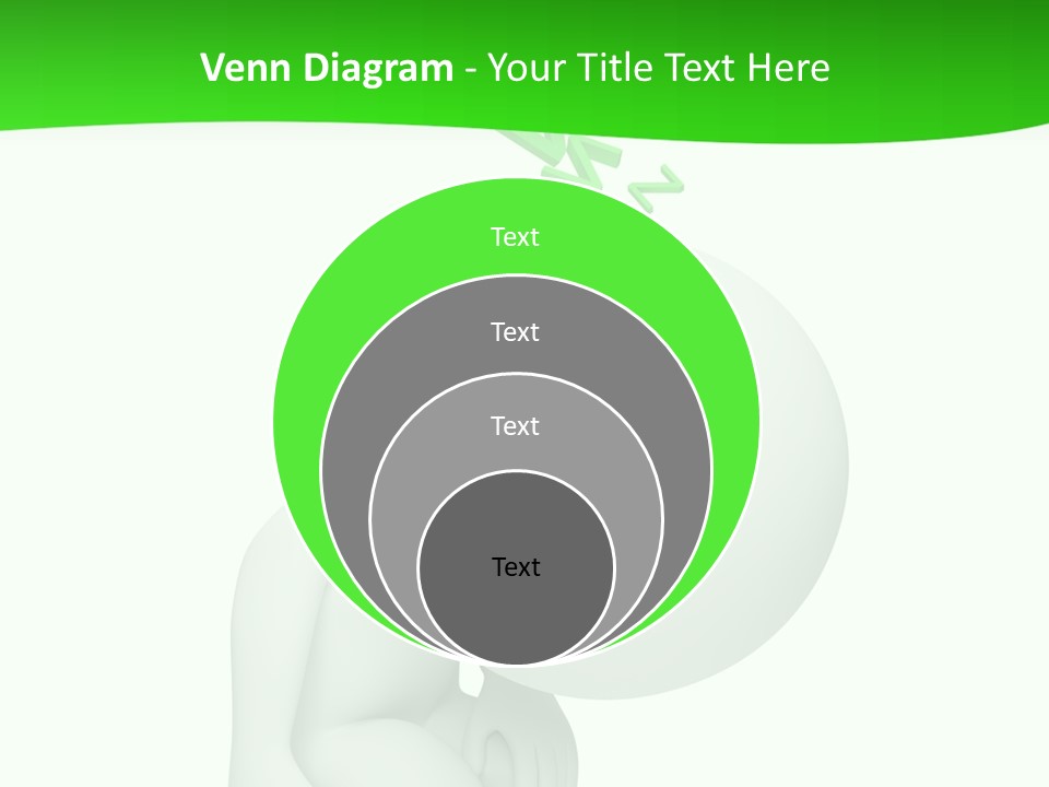 Exhausted Background Green PowerPoint Template
