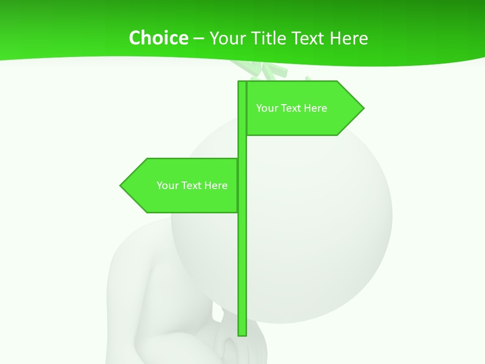 Exhausted Background Green PowerPoint Template