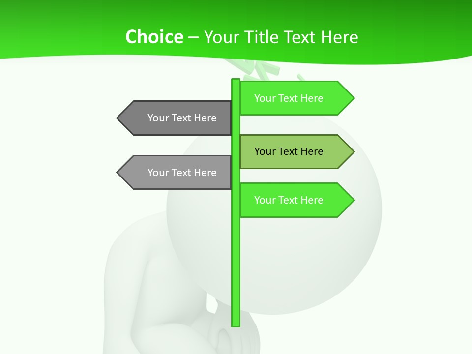 Exhausted Background Green PowerPoint Template